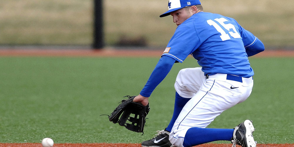 Artificial turf scores points for baseball teams.