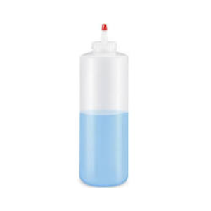 Squeezable bottle to be used with turf glue